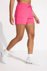 Mondetta Raspberry Sorbet Soft Scuba Ribbed Active Shorts. Sz XL. NWT! - Picture 1 of 16