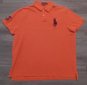 Polo Ralph Lauren Herren Poloshirt Orange Custom Slim Fit Big Pony #3 Gr. XXL - Bild 1 von 6