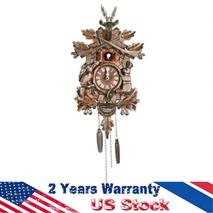 🕒 Reloj Cazador Madera Selva Negra Alemán Vintage - Imagen 1 de 13