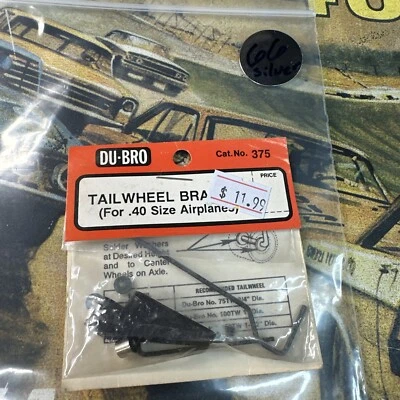 DuBro 375 Airplane Tail Wheel Bracket .40 Size Airplane NewInPack USA Shipped - Image 1 of 4