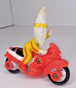 Mac Tonight on Red Motorcycle McDonald's Happy Meal toy 1988 - Picture 1 of 10