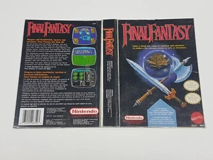 Final Fantasy Nintendo NES Rental Cut Box ONLY *DAMAGED - Picture 1 of 4