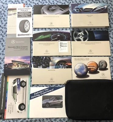 2005 MERCEDES SLK CLASS CONVERTIBLE 350 SLK55 AMG OWNERS MANUAL FULL OEM SET A+ - Изображение 1 из 4