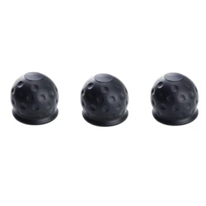 3x Schutzkappe Anhängekupplung Schmutz KAPPE SCHWARZ BALL AHK Kappe Abdeckkappe - Imagen 1 de 5