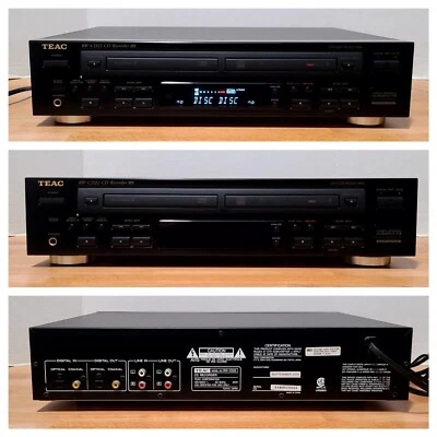 TEAC RW-CD22 Dual Deck CD Player/Recorder - For Parts or Repair  - Image 1 of 4