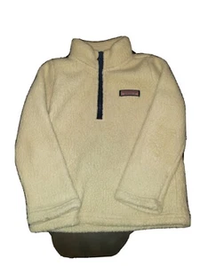 Girls' zip Placket Sherpa Pullover kids fleece size 5 martha vineyards - Picture 1 of 8