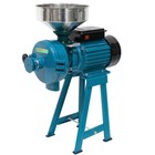 110V 3000W Electric Grain Corn Wheat Feed Mill Dry&Wet Cereals Grinder w/Funnel