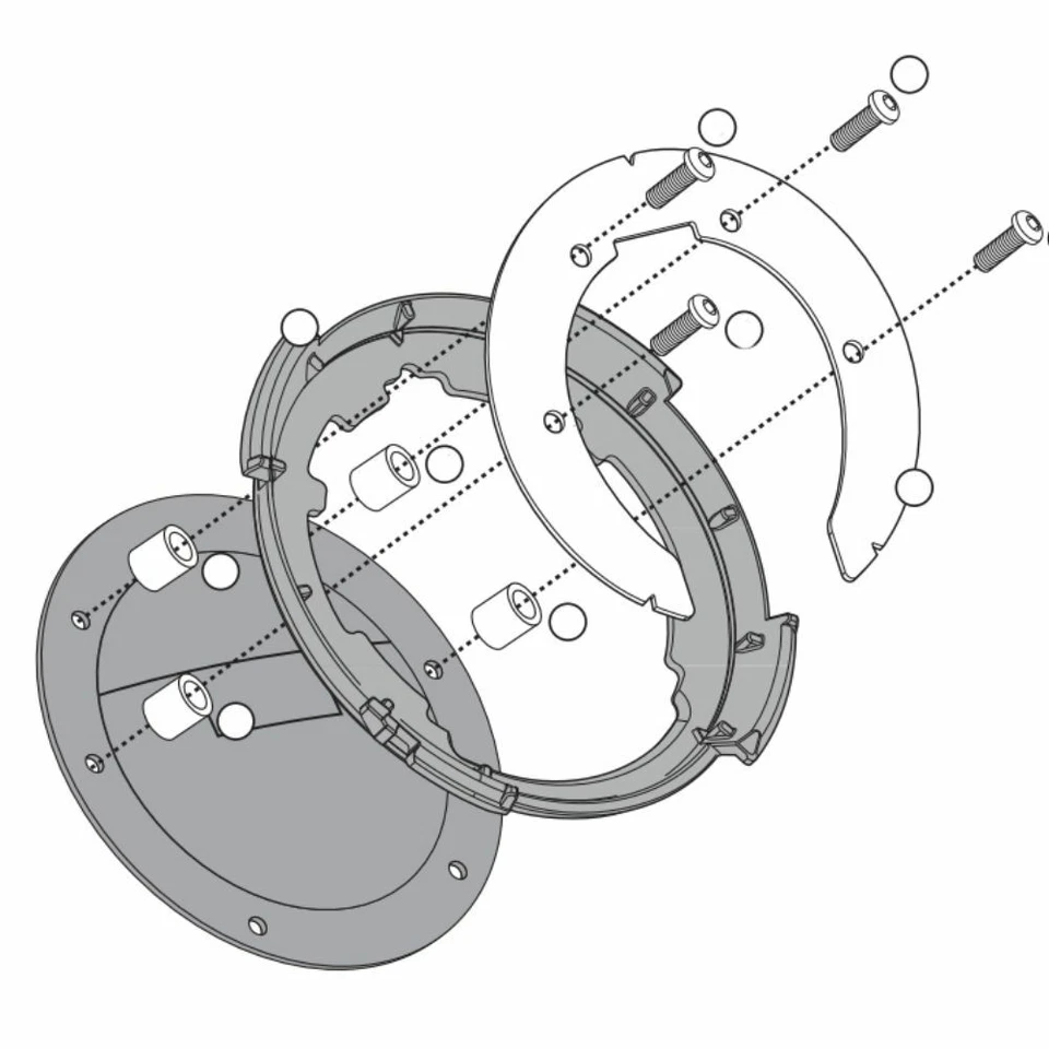 KAPPA BF10K Brida Para Bolsas Tanklock Para Suzuki 1000DLV-Strom - Imagen 1 de 3