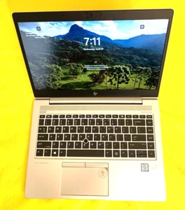 HP Elitebook 840 G5 Laptop Intel Core i5-8350U 1.70gHz 8GB Ram 256GB SSD Win10P - Picture 1 of 22