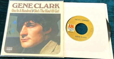 Gene Clark: On in a Hundred/She's the Kind of Girl 45 Record Store Day 2012 NM - Image 1 of 2