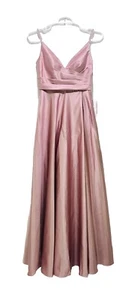 Maxikleid Small JJ’s House Rosa Kleid Festlich Abschlussball Hochzeit NEU - Bild 1 von 9