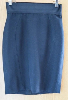 Jean Paul Gaultier Mujer Hermosa Falda Negra con Banda Elástica Cintura Foto 1 de 4