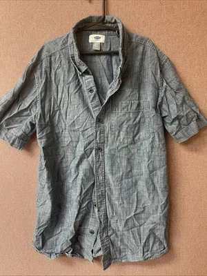 old navy boys shirt Denim Blue Regular Fit XL 14/16 - Image 1 of 4