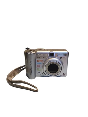 Canon PowerShot A75 3.2MP Digital Camera - Silver - Image 1 of 4