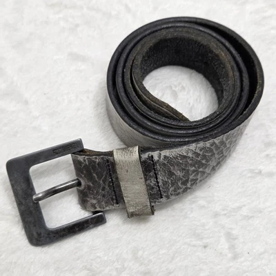 Cinturón Diesel Vintage 90 Cuero Gris Talla 90/36" Foto 1 de 4