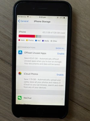 iPhone 6  128GB Space Grey  Unlocked in very Good Condition - image 1 of 4