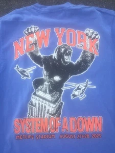 Maglia System Of A Down Tour 2025 XL MetLife Stadium New York Jersey SOAD - Foto 1 di 4