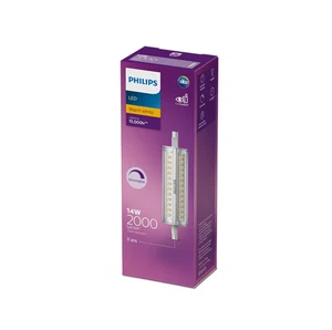 Philips LED 14W = 120W 2000 Lumen R7S Warm White Dimmable Light 118mm - Picture 1 of 2