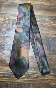 CHRISTIAN DIOR Krawatte Krawatte mit abstraktem Blumenmuster 100 % Seide klassisch - Bild 1 von 6