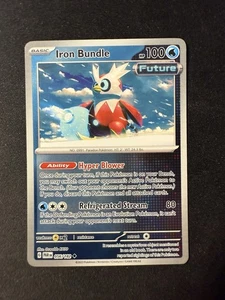 Iron Bundle 056/182 SV04: Paradox Rift Reverse Holo Pokémon - Picture 1 of 2