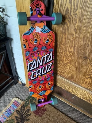 Longboard completo Santa Cruz 36"X9" MANDALA TÓXICO GRITANDO MANO DROP THROUGH Foto 1 de 4
