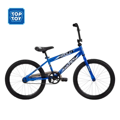 Bicicleta para niños Huffy Rock It de 20", se adapta a ciclistas de 44"-56", azul, niño, niños Foto 1 de 4