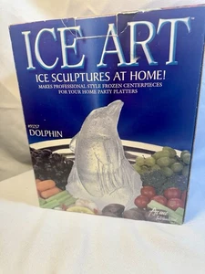 Delphin Eis Skulptur Form Party Herzstück Zu Hause machen Gefrierschrank Urlaub Spaß - Bild 1 von 7