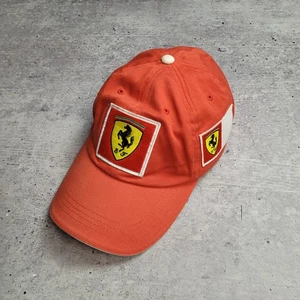 Ferrari Michael Schumacher Era Fila F1 Vintage Red Hat Cap - Picture 1 of 8