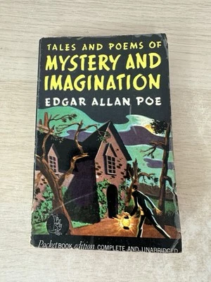 TALES AND POEMS OF MYSTERY AND IMAGINATION: 1942 Edgar Allan Poe Pocket Book PB - Image 1 of 4