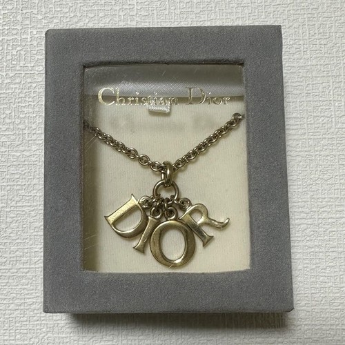 Collana Christian Dior Dio(r)evolution catena tono oro lunghezza 45 cm con scatola