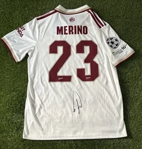 Mikel Merino Signed Arsenal 25/26 Third Shirt - Picture 1 of 1