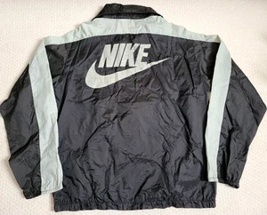 VINTAGE RARE 80s NIKE Anorak Windbreaker Quarter Zip pullover Packable USA, L - Picture 1 of 9