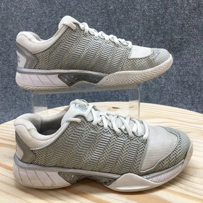 K-Swiss Shoes Womens 8.5 Low Hypercourt Express Tennis Sneaker Gray 93377-153-M - Image 1 of 4