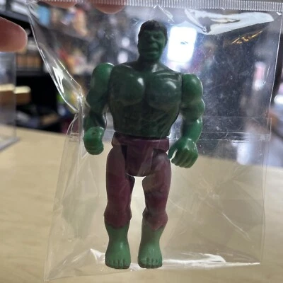 1975 Mego Hulk Bent Knees Variant 3.75” Figure Pocket Super Heroes No Stand - Image 1 of 2