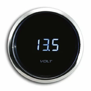 MGS 52mm 2-1/16" Digital Volt Meter Gauge 16 ~ 32V Blue LED 24V - Picture 1 of 5