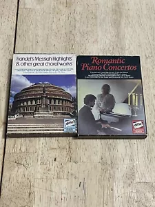 Lot of 2 Ditto Classical Series 2 Tape Pack Handel Messiah & Romantic Piano - Picture 1 of 6