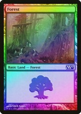 Forest (246) FOIL Magic 2010 / M10 NM Basic Land MAGIC GATHERING CARD ABUGames