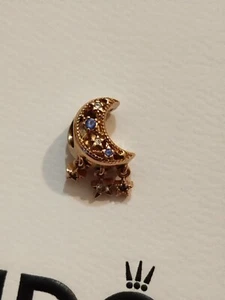 Charm Pandora Luna Con Stelle Pendenti - Foto 1 di 7