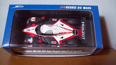 1/43 SPARK S1279 PEUGEOT 908 HDi-FAP 2nd LE MANS 2008 #7 GENE/VILLENEUVE/MINASSI - Image 1 of 4