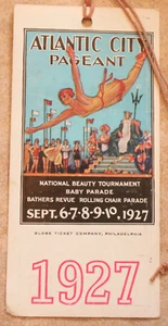 Admission Ticket to the 1927 Atlantic City Miss America Pageant - Picture 1 of 3
