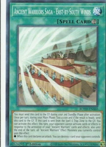 YUGIOH CARD 1 X ANCIENT WARRIOR SAGA EAST BY SOUTH WINDS ROTD-EN060 1ST EDITION - Picture 1 of 1