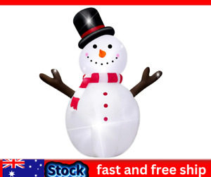 4FT Christmas Inflatable Branches Hand Snowman Blow-Up Xmas LED Light Decoration