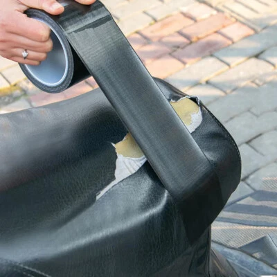 Nastro Adesivo Impermeabile 10m x 5cm riparazione sella bici sedili scooter PIQI - Immagine 1 di 4