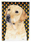 Labrador Yellow Candy Corn Halloween Portrait Flag Garden Size Sc9198gf