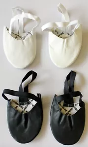 chaussons, demi chaussons, rythmiques gymnastique GIMER 7/185,blancs en 37 - Imagen 1 de 1