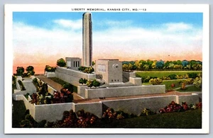 Kansas City Missouri Liberty Memorial MO Postcard - Picture 1 of 2