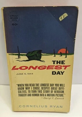 The Longest Day - Cornelius Ryan, Move Tie-In, 1962 Crest Books, World War II — 第 1/4 张图片