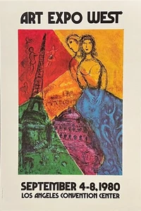 Marc Chagall, Offset-Lithographie für Art Expo, Los Angeles Convention Center 1980 - Bild 1 von 1