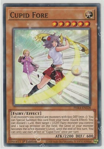 YUGIOH! CUPID FORE CARD - 1ST EDITION NM - PHRA-DE028 - FREE P&P - Bild 1 von 1