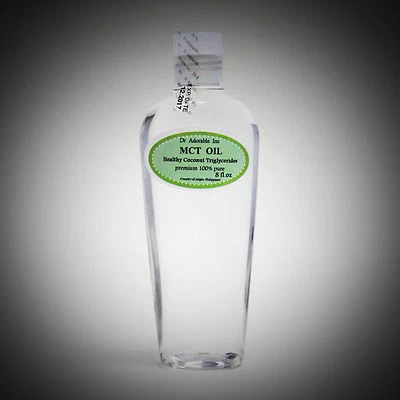 DR. ADORABLE INC 8 OZ PURE PREMIUM MCT OIL 100% COCONUT SOURCED VEGAN NATURAL by DR.ADORABLE